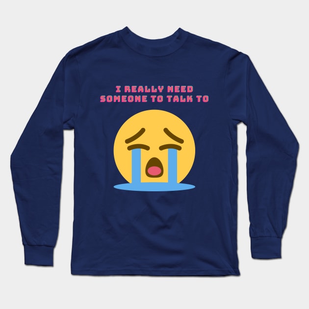 tears Long Sleeve T-Shirt by Ledos